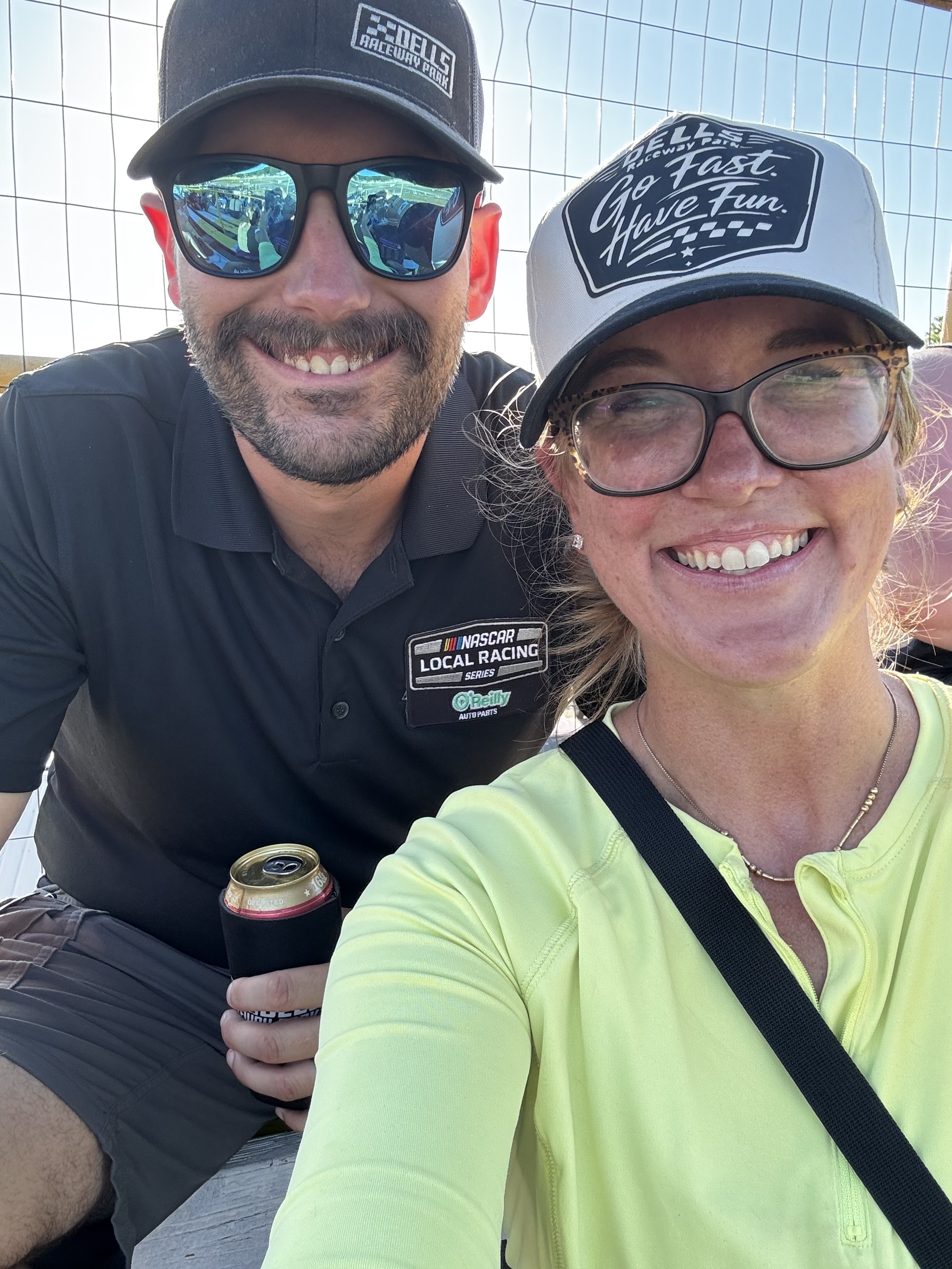 Jamie Watz and Evan Watz at Slinger Speedway